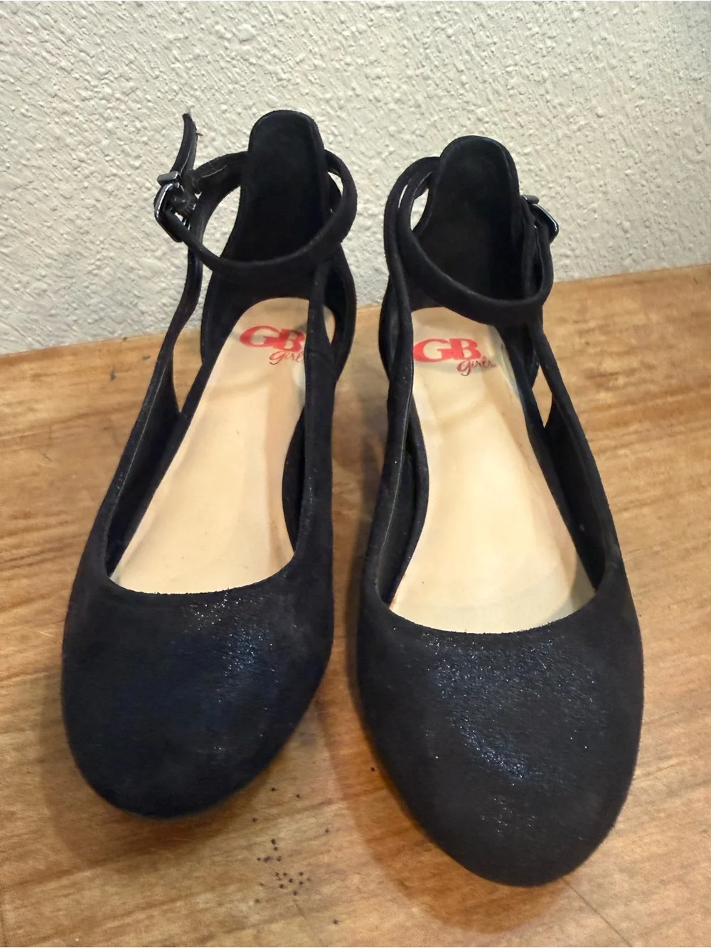 GB Girls Lulaa Black Cut Out Dress Heels Toddler Size 11 Worn Once